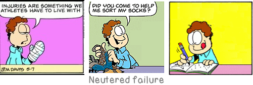 Neutered failure: Nothing has been purchased more dearly than the little bit of reason and sense of freedom which now constitutes our pride.