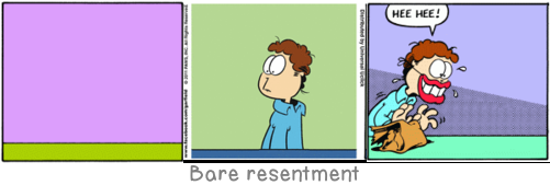 Bare resentment: The future influences the present just as much as the past.