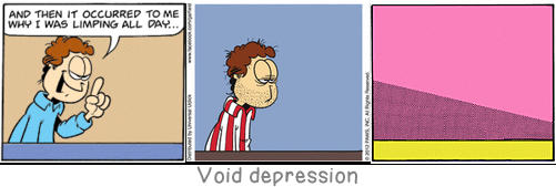 Void depression: The 