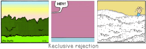 Reclusive rejection: The future influences the present just as much as the past.