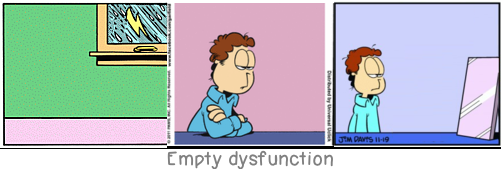 Empty dysfunction: It is the most sensual men who need to flee women and torment their bodies.