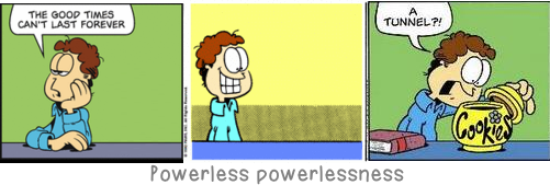 Powerless powerlessness: The 