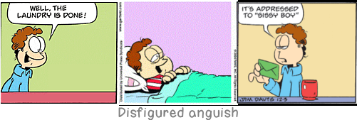 Disfigured anguish: One should die proudly when it is no longer possible to live proudly.