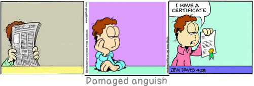 Damaged anguish: One should die proudly when it is no longer possible to live proudly.