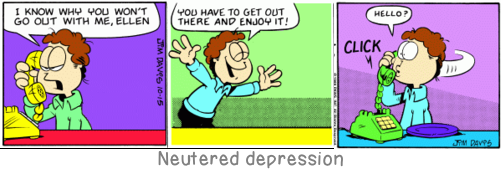 Neutered depression: Nothing has been purchased more dearly than the little bit of reason and sense of freedom which now constitutes our pride.