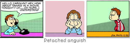 Detached anguish: In every real man a child is hidden that wants to play.