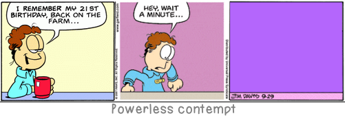 Powerless contempt: Plato was a bore.