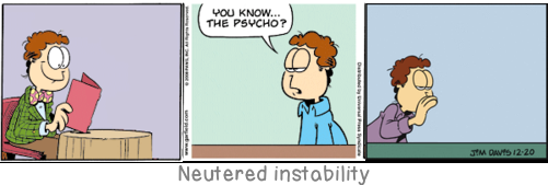 Neutered instability: Necessity is not an established fact, but an interpretation.