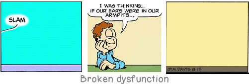 Broken dysfunction: The future influences the present just as much as the past.