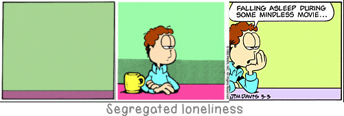 Segregated loneliness: Fanatics are picturesque, mankind would rather see gestures than listen to reasons.