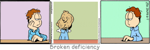Broken deficiency: Undeserved praise causes more pangs of conscience later than undeserved blame, but probably only for this reason, that our power of judgment are more completely exposed by being over praised than by being unjustly underestimated.