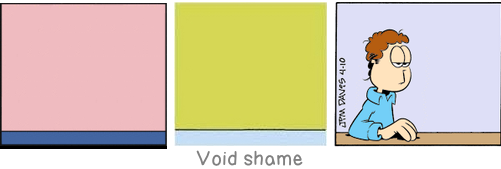 Void shame: One must still have chaos in oneself to be able to give birth to a dancing star.
