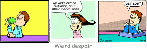 Weird despair: A good writer possesses not only his own spirit but also the spirit of his friends.