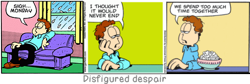 Disfigured despair: There are no facts, only interpretations.