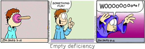Empty deficiency: He who has a why to live can bear almost any how.