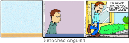 Detached anguish: You must have chaos within you to give birth to a dancing star.