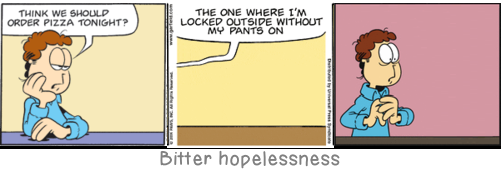 Bitter hopelessness: In Christianity neither morality nor religion come into contact with reality at any point.