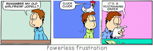 Powerless frustration: Nothing has been purchased more dearly than the little bit of reason and sense of freedom which now constitutes our pride.