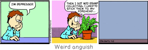 Weird anguish: A woman may very well form a friendship with a man, but for this to endure, it must be assisted by a little physical antipathy.