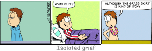 Isolated grief: In the consciousness of the truth he has perceived, man now sees everywhere only the awfulness or the absurdity of existence and loathing seizes him.