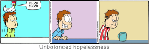 Unbalanced hopelessness: The aphorism in which I am the first master among Germans, are the forms of 