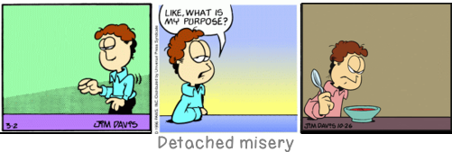 Detached misery: He who has a strong enough why can bear almost any how.