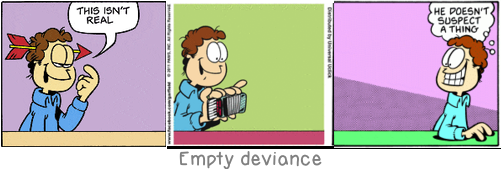 Empty deviance: The aphorism in which I am the first master among Germans, are the forms of 